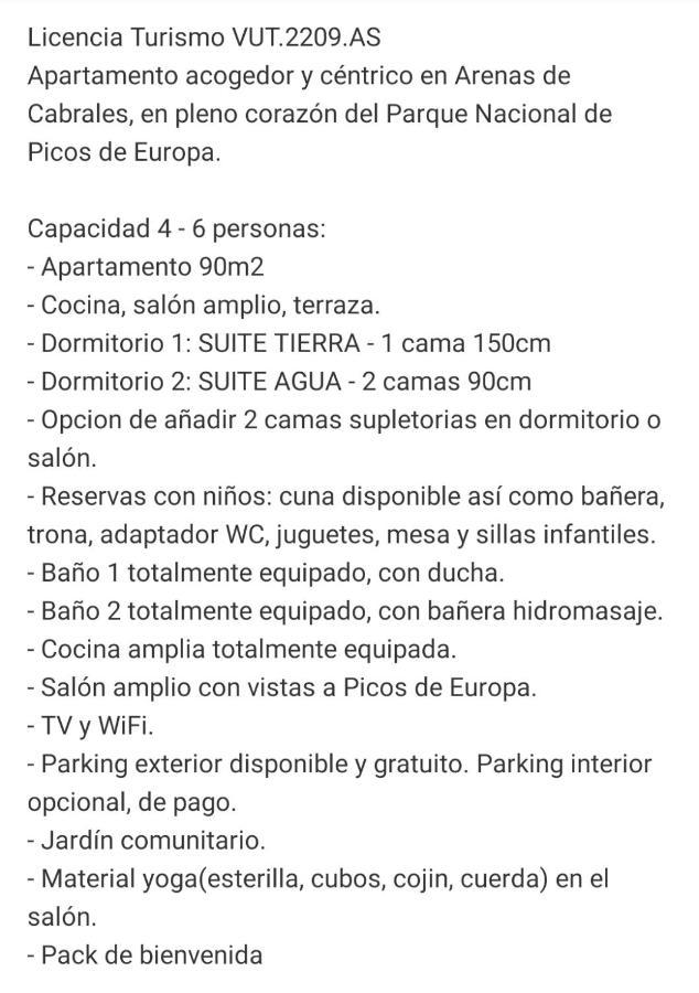 Apartamento Llar Del Cares Arenas De Cabrales Buitenkant foto